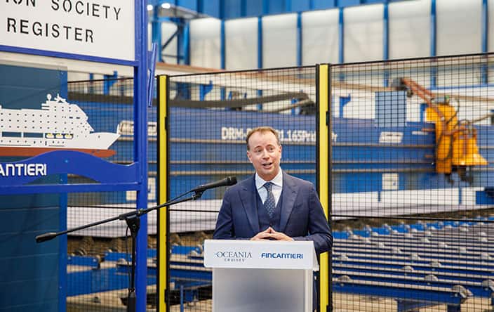 STEEL CUTTING FOR OCEANIA SONATA™ HERALDS A NEW CHAPTER IN REFINED LUXURY CRUISING FOR OCEANIA CRUISES