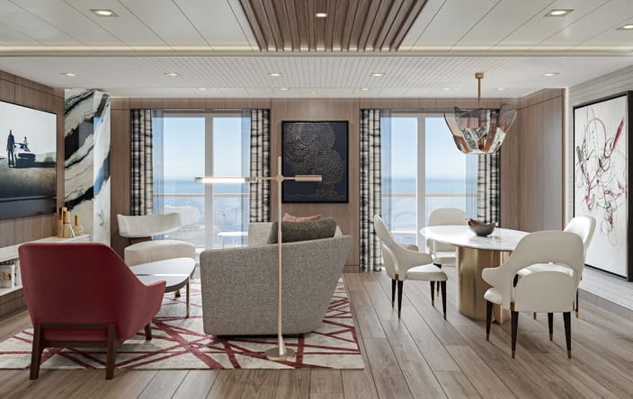 OCEANIA CRUISES REVEALS NEW SHIP SUITE AND STATEROOM DESIGNS Vista Debuts in 2023, Sets New Standards for Residential Style Luxury