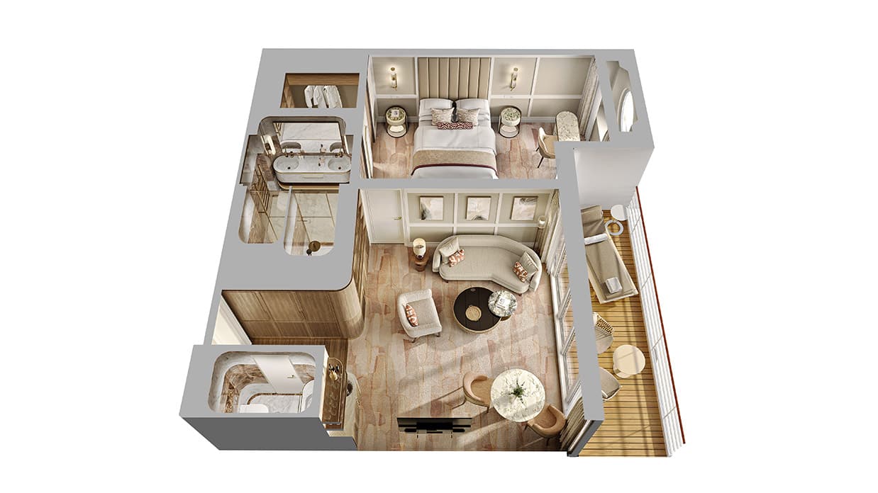 Oceania Aurelia Oceania Suite Schematic
