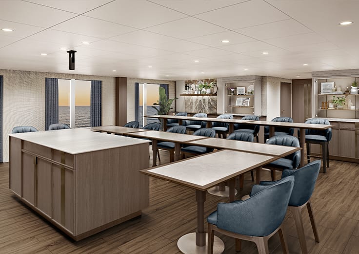 Chef Studio onboard Oceania Aurelia