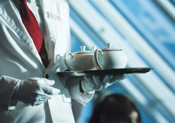 Afternoon Tea onboard Oceania Aurelia