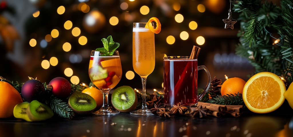 Raise a Glass and Toast the Season with a Selection of Festive Holiday Drinks