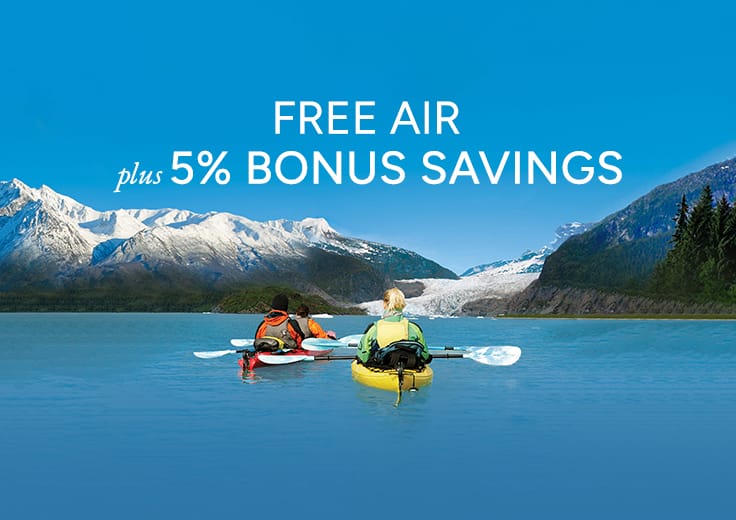 Free Airfare on Alaska and Caribbean Sailings