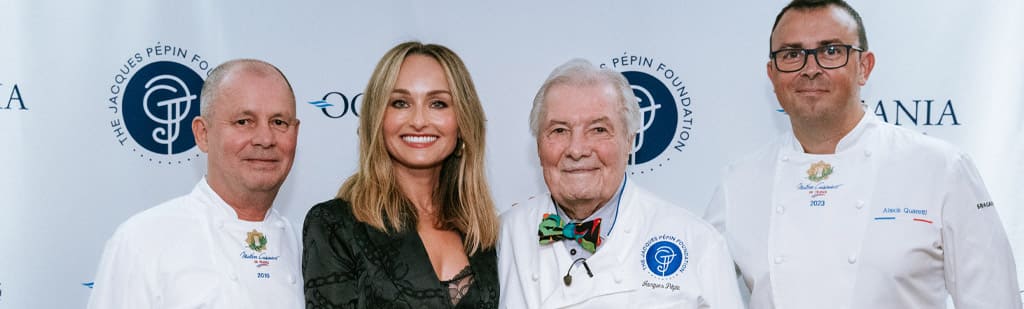 Finest Cuisine at Sea 2024: Our MCF USA Master Chef Eric Barale along side our Brand & Culinary Ambassador Giada de Laurentiis with our celebrated French World renowned Executive Culinary Advisor & Master Chef Jacques Pépin and Executive Culinary Directors Chef Alexis Quaretti makes us the best cruiseline for gourmet food lovers.