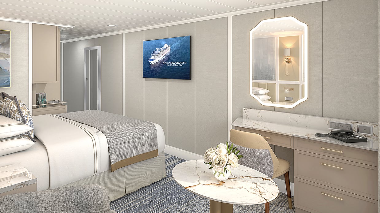 Oceania Sonata Concierge Veranda Bathroom