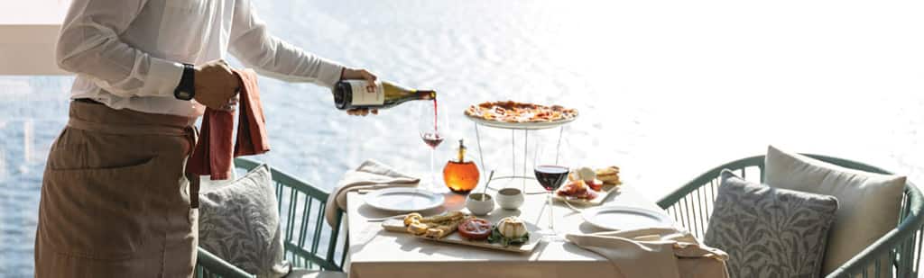 The Pizzeria onboard Oceania Aurelia