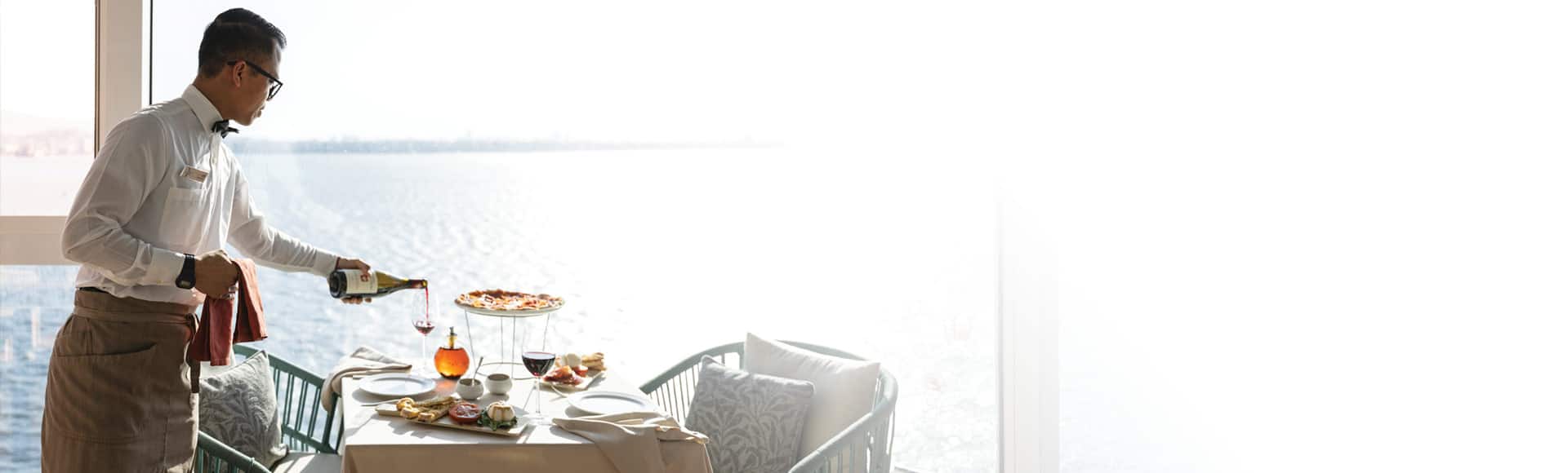 The Pizzeria onboard Oceania Aurelia