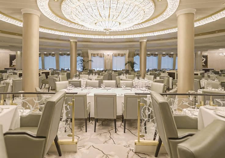 The Grand Dining Room on board Marina