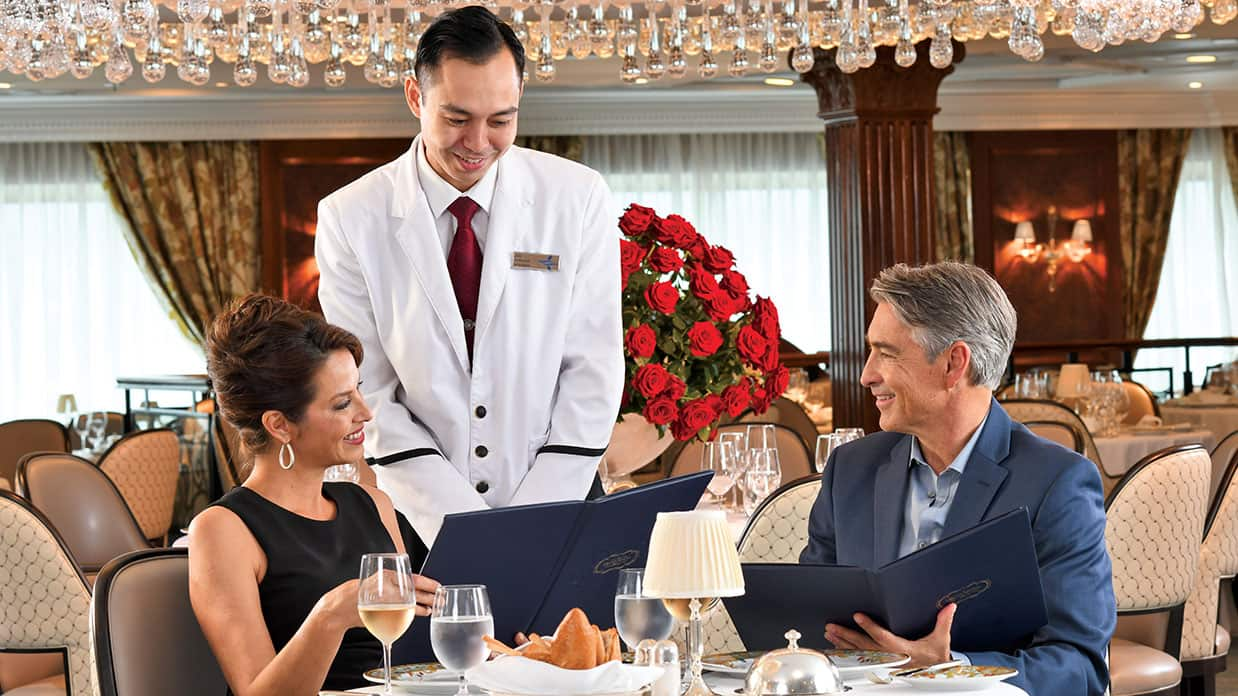 Couple in The Grand Dining Room