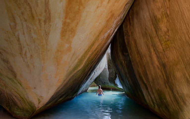 Caribbean Cruises, the Baths in British Virgin Islands