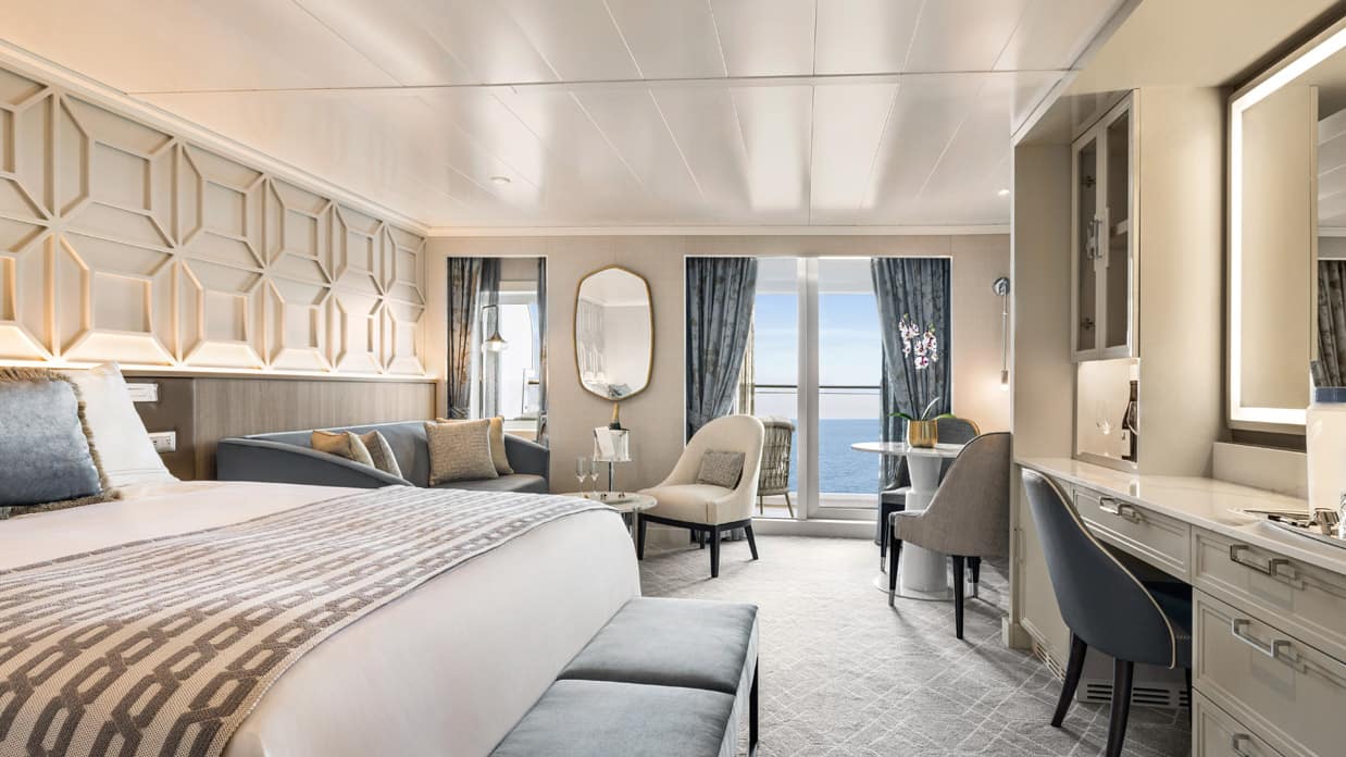 Luxury Cruise Suites Staterooms Aboard Vista Oceania Cruises