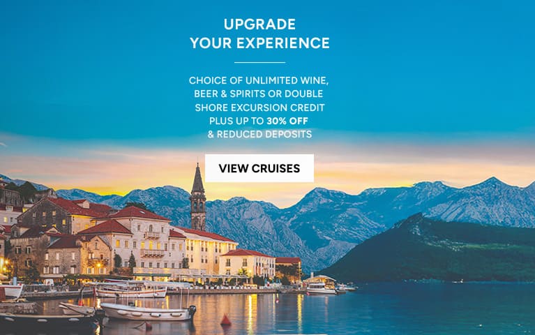 Oceania Cruises Upgrade Your Experience Offer, Cruises to Kotor, Montenegro